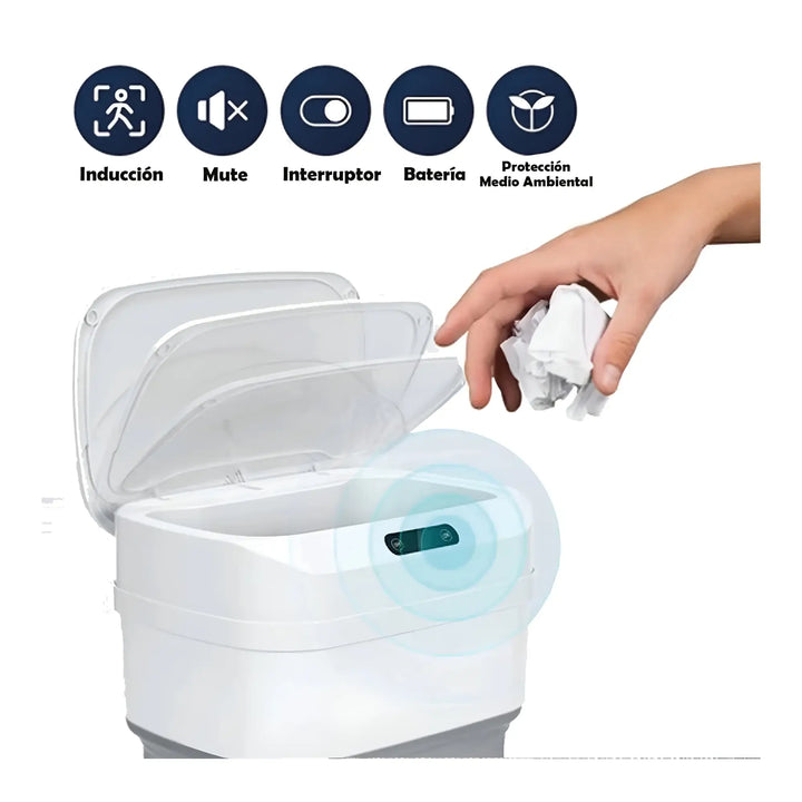 Caneca Plegable con Apertura Automatica en Sincelejo