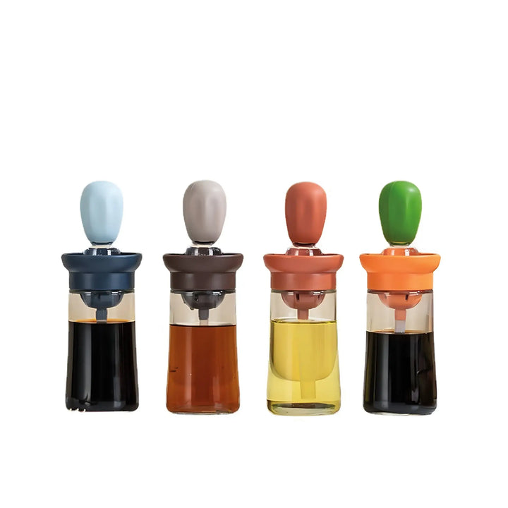 Dispensador de Aceite con Brocha en Silicona 