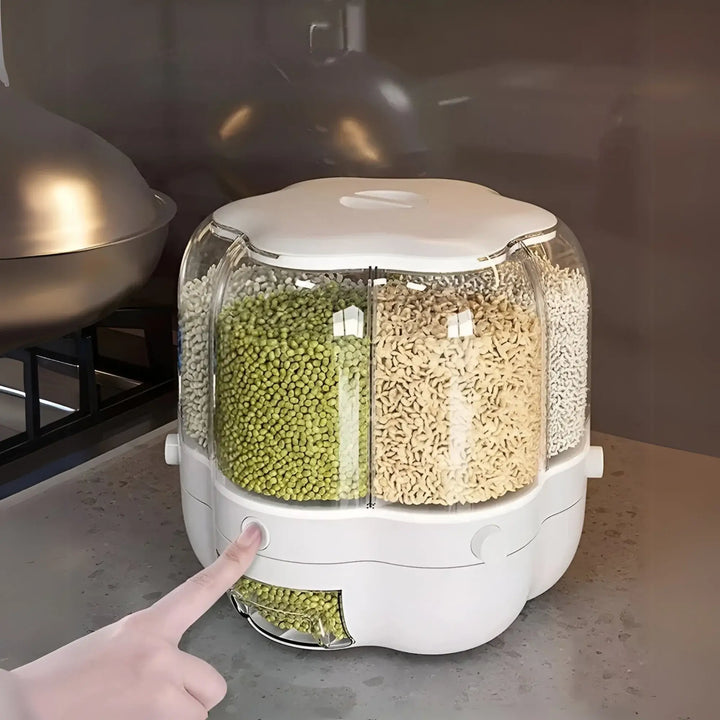 Dispensador de Granos Giratorio en Amazon