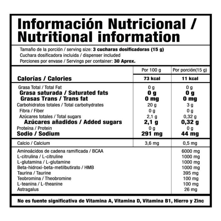 Energizante Smart Stack Smart Nutrition en Bogota