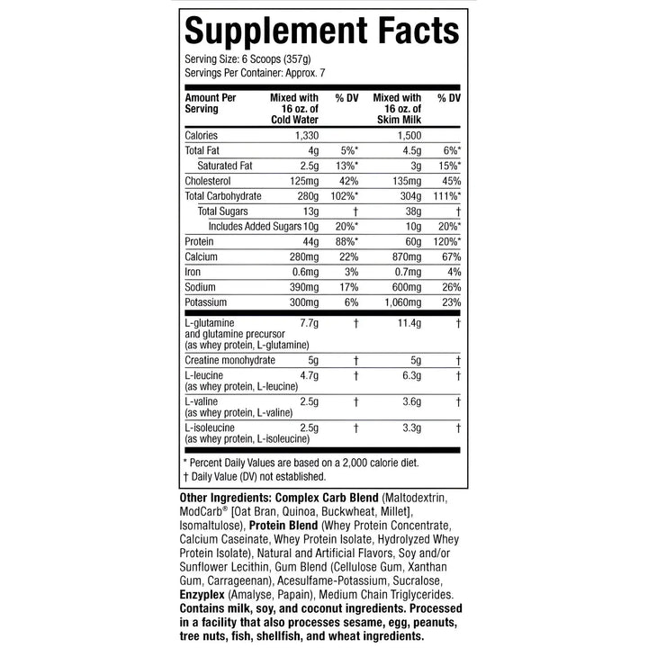 Mass Gainer Muscletech