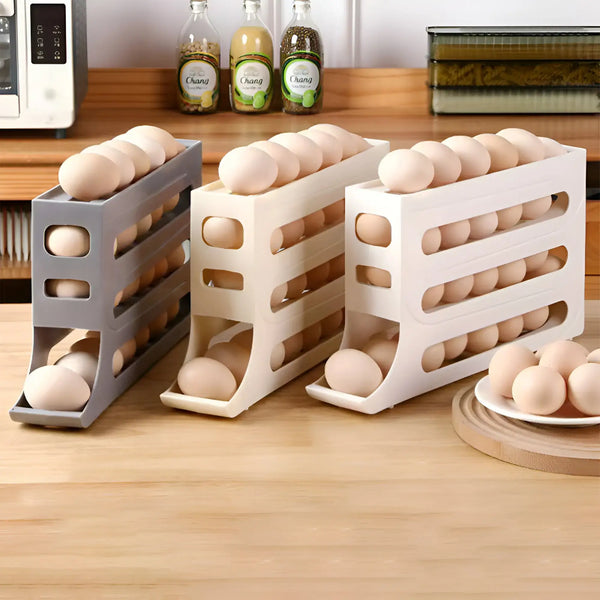 Organizador y Dispensador de Huevos Automaticos