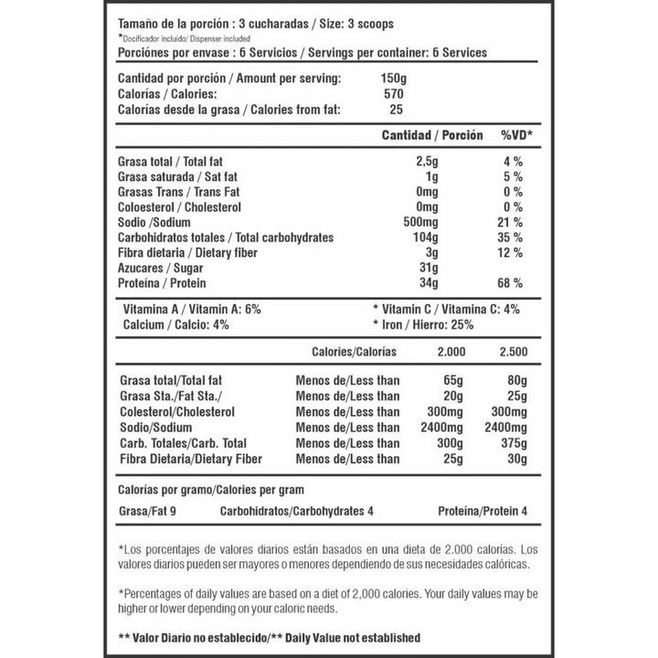Proteina Mass Evolution Smart Nutrition