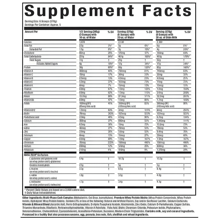 Proteina Mass Tech Extreme Muscletech
