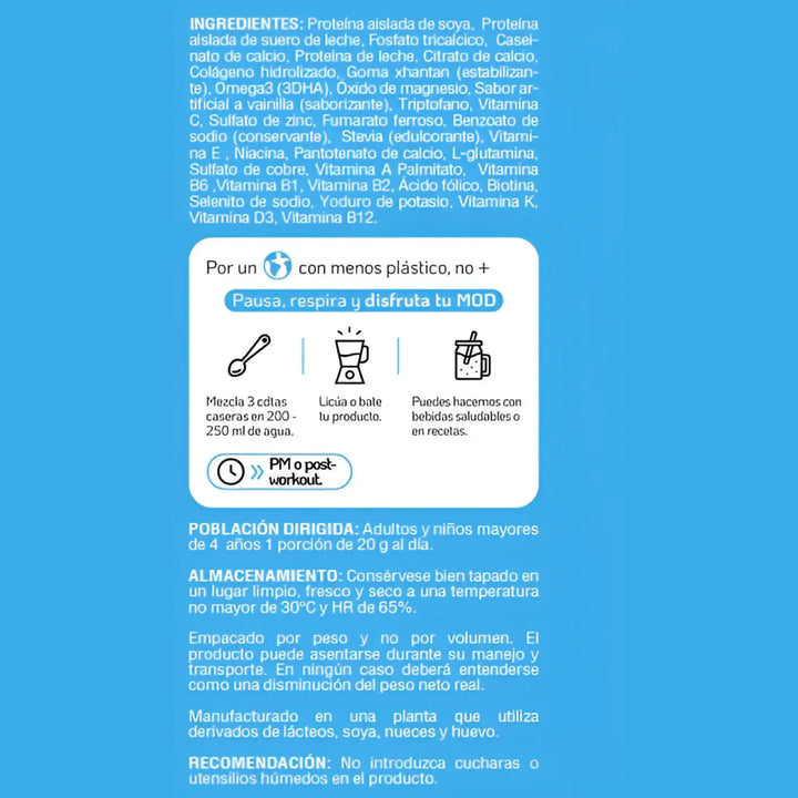 Proteina Mod Nutrition en bucaramanga