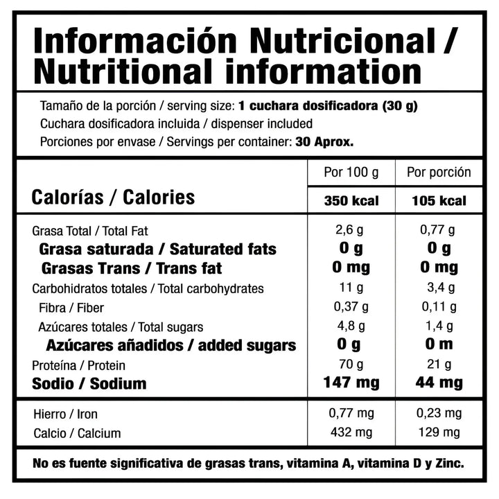 Proteina Whey Pure Smart Nutrition Sabor Chocolate en medellin