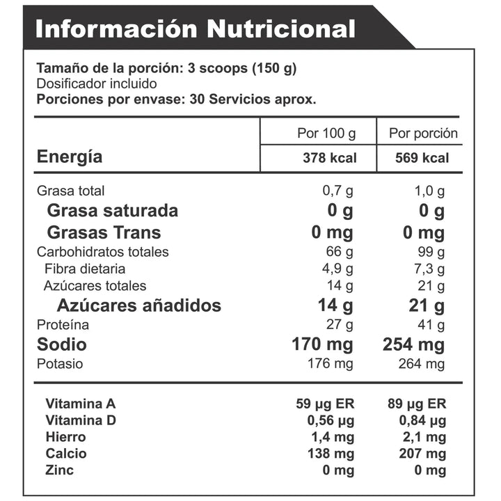Smart Nutrition Proteina Mass Evolution Sabor Vainilla