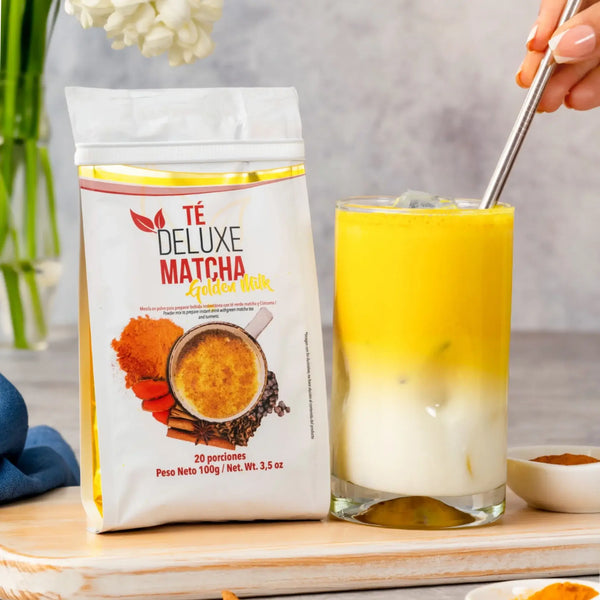 Te Deluxe Matcha Golden Milk de Fitme