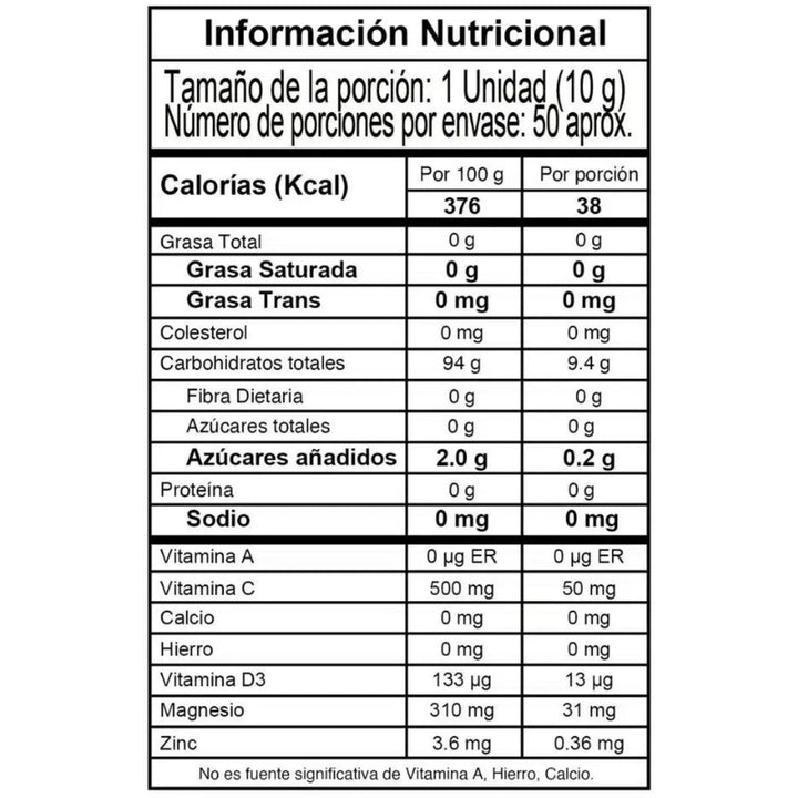 Vitamina C Libre de Gluten IMN